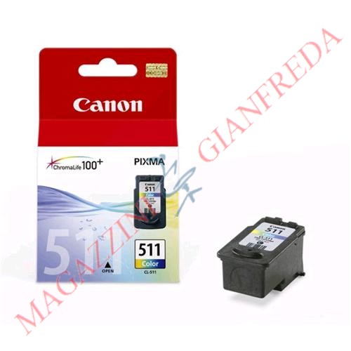 CARTUCCIA CANON COLORE CL-511 (9ml)   (240 COPIE)  ORIGINALE